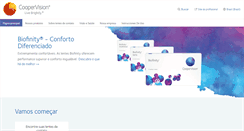 Desktop Screenshot of coopervision.com.br