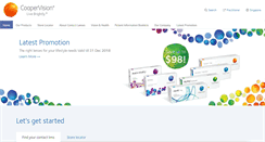 Desktop Screenshot of coopervision.com.sg