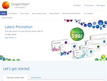 Tablet Screenshot of coopervision.com.sg